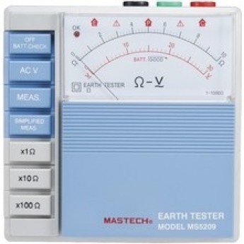 Измеритель сопротивления заземления MASTECH MS5209