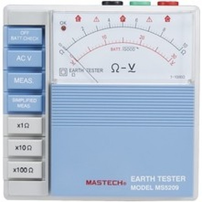 Измеритель сопротивления заземления MASTECH MS5209
