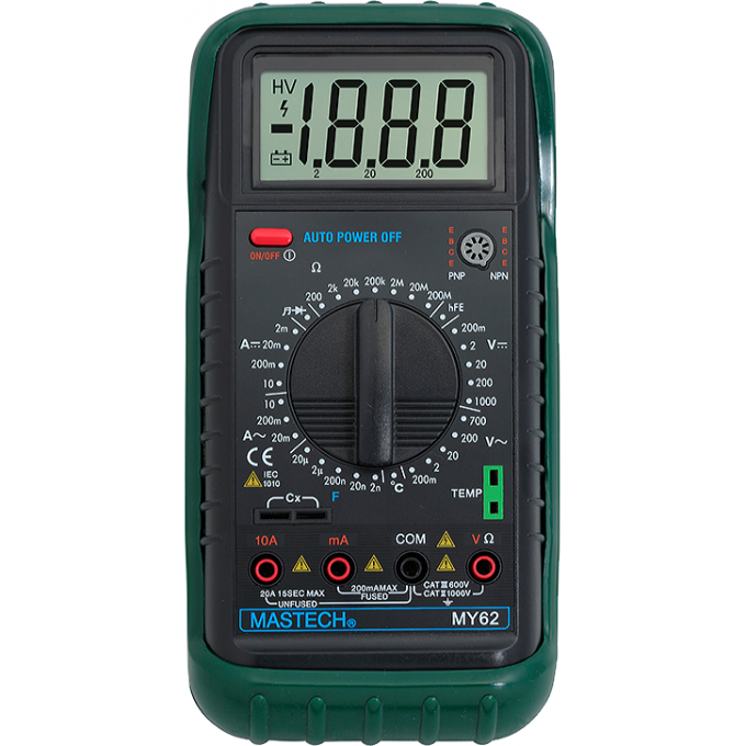 Мультиметр цифровой портативный MASTECH MY62